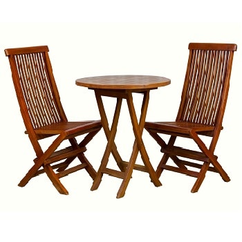 Patio Table with Two Chairs