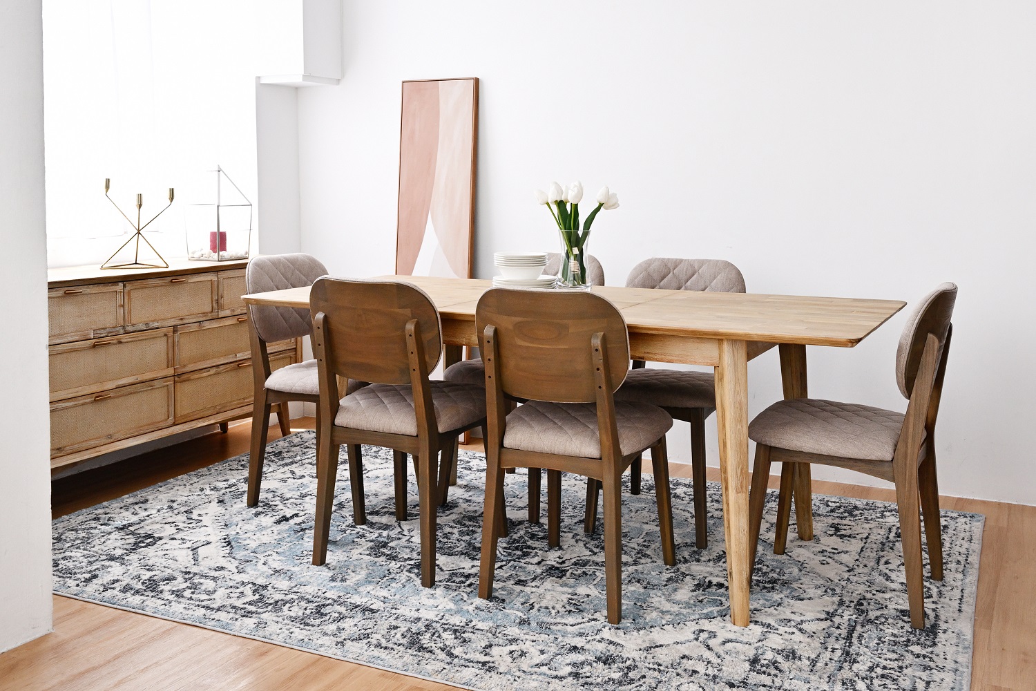 Dining Table with 8 Chairs Andes
